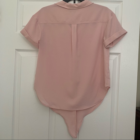 NWT Halston button down tie shirt - Picture 7 of 7